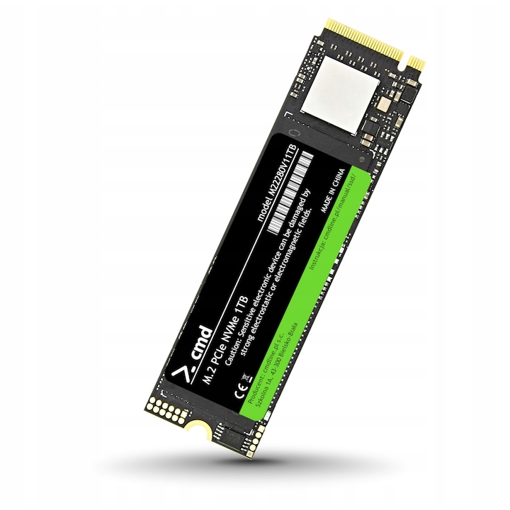 SSD Cmd 1TB M.2 2280 PCIe NVMe за Dell Inspiron 15, 3000x2200 MB/s