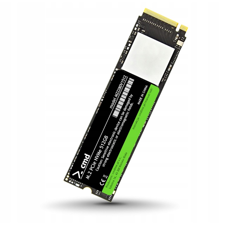 SSD M.2 Cmd 512GB PCIe NVMe 2280, сини