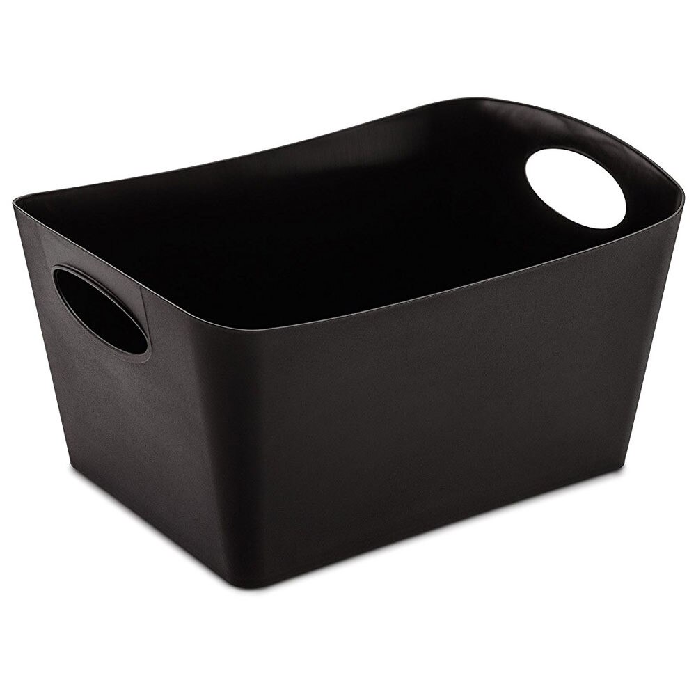 Container pentru baie Koziol Boxxx, M, Plastic, Negru