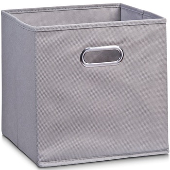 Organizator pentru diverse, Zeller, 32x32x32 cm, Tesatura, Gri Organizator pentru diverse, Zeller, 32x32x32 cm, Tesatura, Gri
