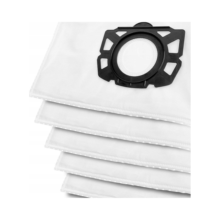 Set 10 saci filtru Techkar flizelina rezistent 49.5x36cm pentru aspirator uscator