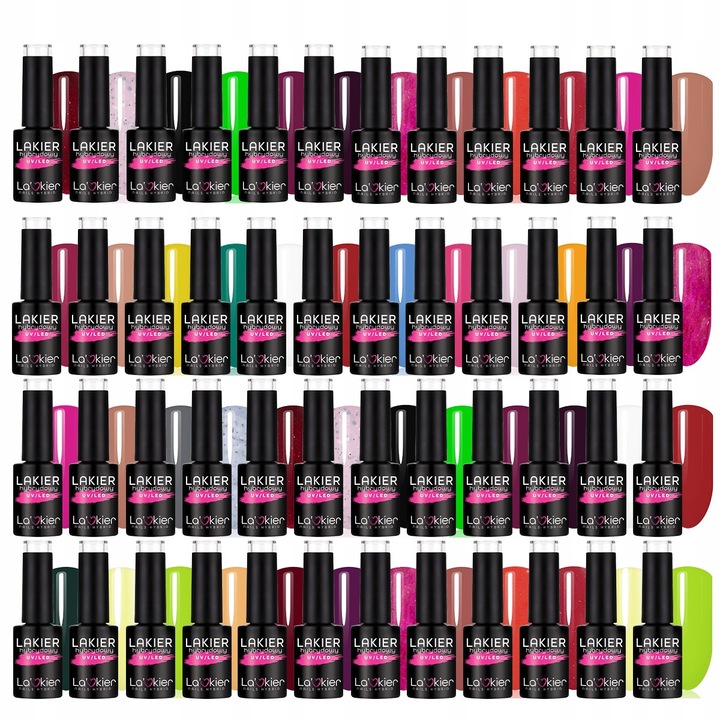 Set 50 lacuri hybrid La'kier, diverse culori, 5g
