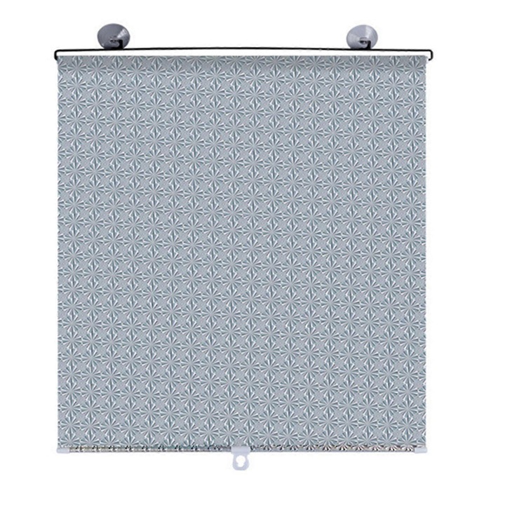 Parasolar fereastra, 50x125cm, argintiu, set