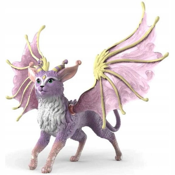 Фигурка Schleich Bayala дракон котка с розови крила 10см