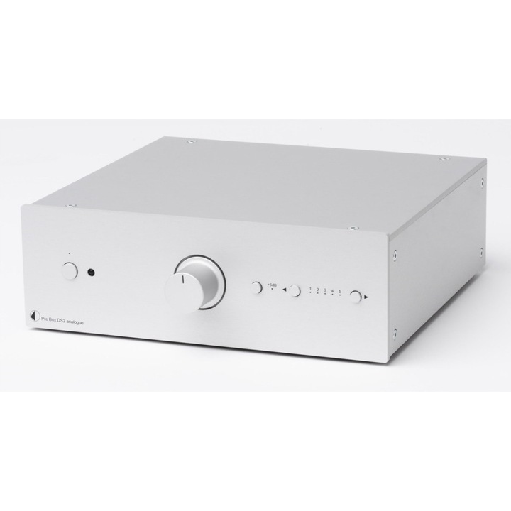 Pro-Ject Pre Box DS2 analóg sztereó előerősítő, ezüst, 206x71x220mm
