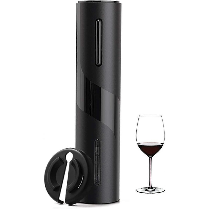 Tirbusoan electric automat cu cutter folie, ergonomic, albastru, portabil