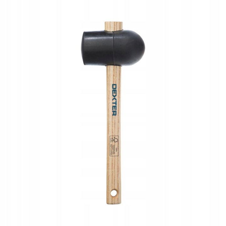 Ciocan cauciucat Dexter 600g maner lemn 33cm