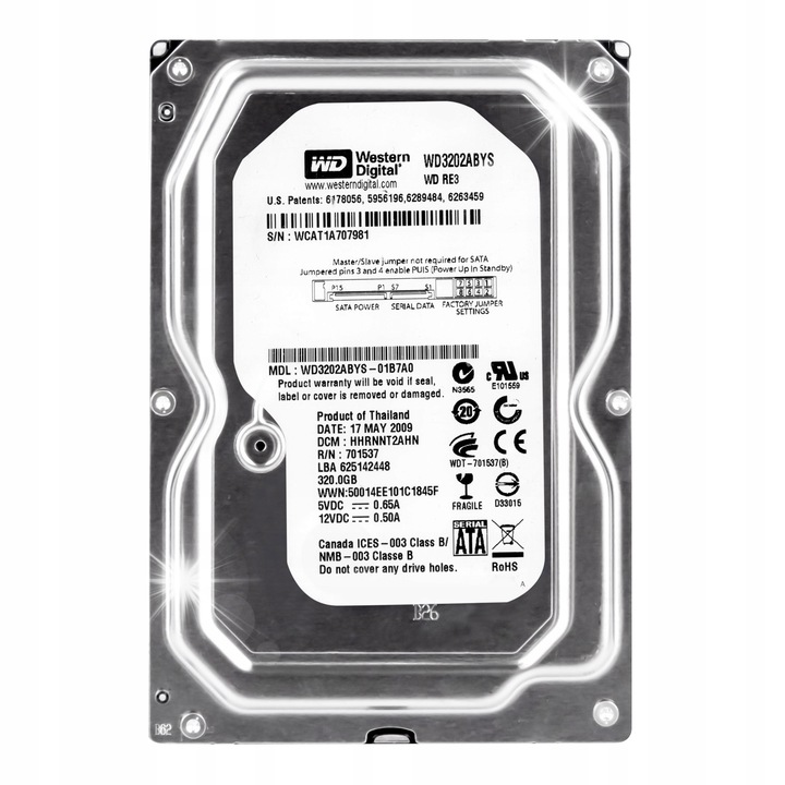 Hard Disk 2TB Dell 07YXTH 7200RPM 64MB SAS-2 3.5''