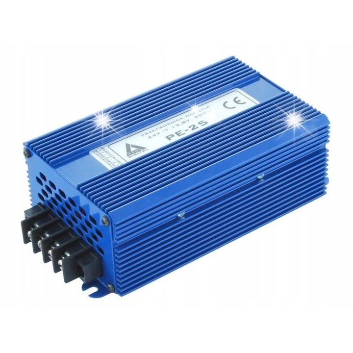 AZO Digital feszültségátalakító 24V/12V 300W alumínium 170x95x55mm