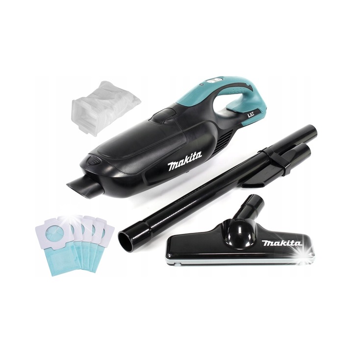 Aspirator vertical Makita DCL182ZB 18V uscat negru albastru 481x1300mm 1.3kg