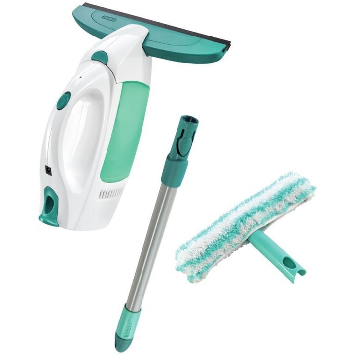 Set aspirator geamuri Leifheit DryClean 28cm cu drazek 43cm alb