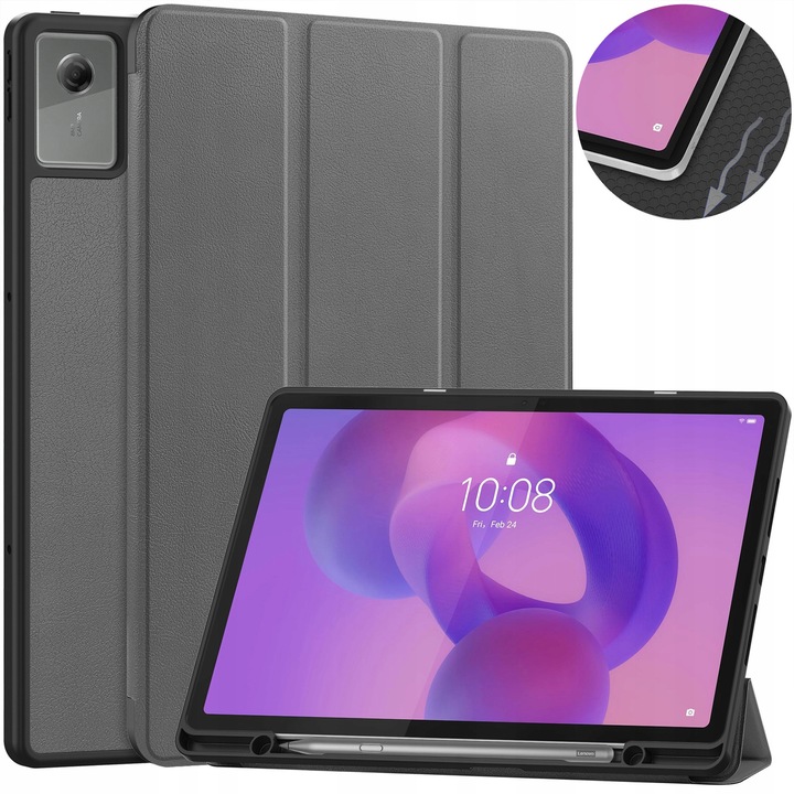 Husa tableta Strado Lenovo Idea Tab Plus 12.1 cu suport pentru stylus