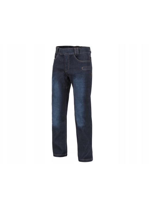 Тактически панталони Helikon Greyman Denim сини памукdwqf, Син