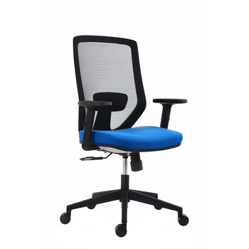 Scaun de birou ergonomic Antares Zen, mesh, Albastru Scaun de birou ergonomic Antares Zen, mesh, Albastru