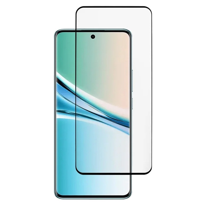 Xiaomi Redmi Note 15 4G / 5G / Poco M8 5G kompatibilis üvegfólia – 9H edzett, teljes képernyős, fekete keretes, OG Premium