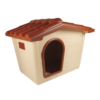 Cotet din plastic dur pentru caini, Croci, 60x50x41cm Cotet din plastic dur pentru caini, Croci, 60x50x41cm