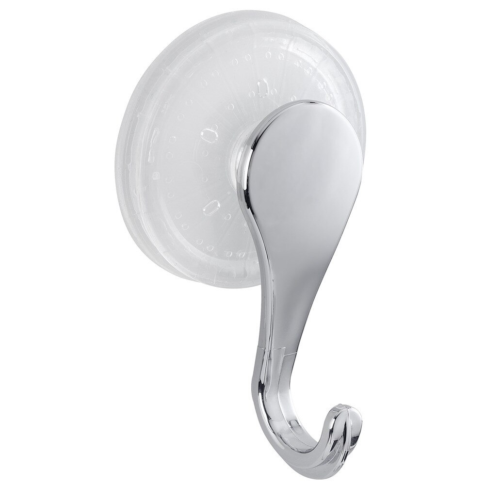 Set 2 carlige Wenko, 9x9 cm, Plastic, Argintiu