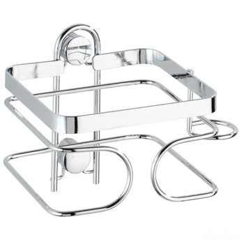 Suport pentru uscatorul de par Wenko Premium, Otel inoxidabil, 13.5 x 10 x 10 cm, Argintiu Suport pentru uscatorul de par Wenko Premium, Otel inoxidabil, 13.5 x 10 x 10 cm, Argintiu