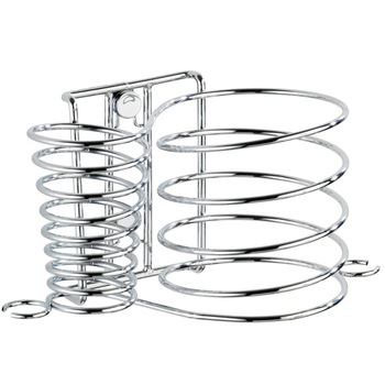 Suport din metal pentru uscator de par si placa de indreptat parul, Wenko, 21 x 11.5 x 12 cm Suport din metal pentru uscator de par si placa de indreptat parul, Wenko, 21 x 11.5 x 12 cm