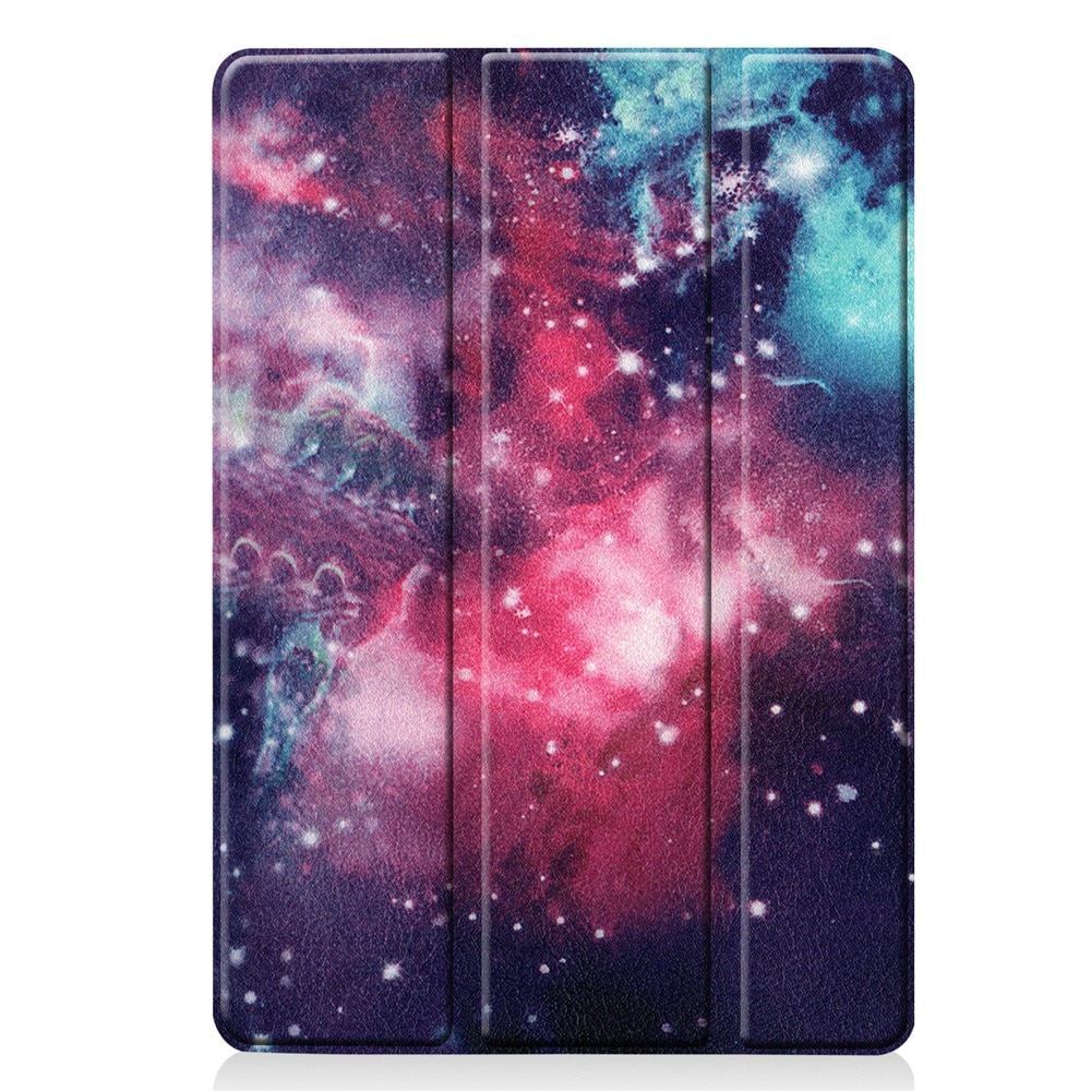 Husa pentru Apple iPad 10.2" (Gen 7/8/9 2019/2020/2021), GalaxyPrint, Imprimeu stele, Protectie completa, Multicolor