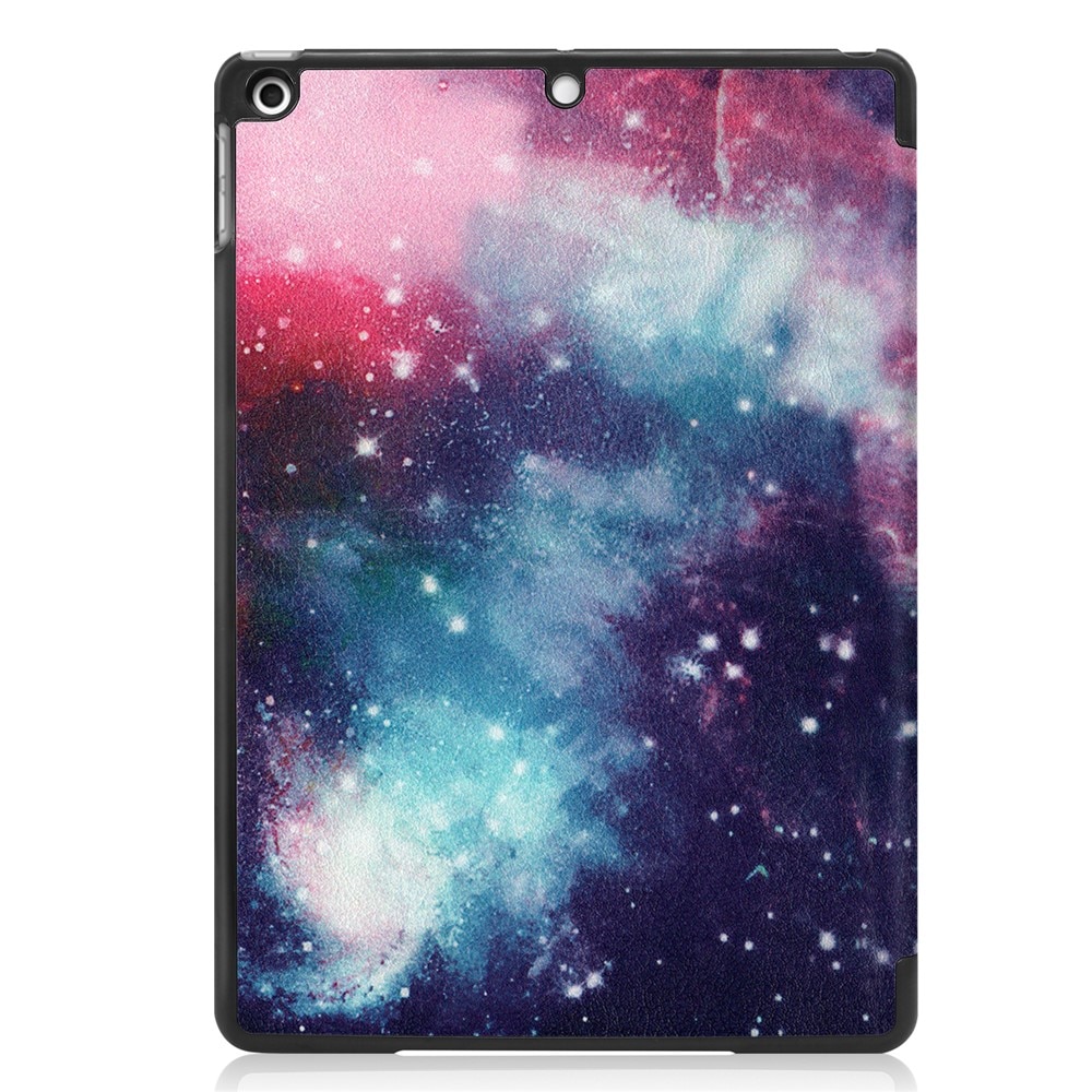 Husa pentru Apple iPad 10.2" (Gen 7/8/9 2019/2020/2021), GalaxyPrint, Imprimeu stele, Protectie completa, Multicolor