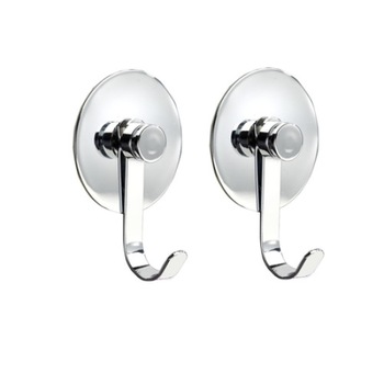 Set cuier, Wenko TurboFix, 2 bucati, Inox, Argintiu Set cuier, Wenko TurboFix, 2 bucati, Inox, Argintiu