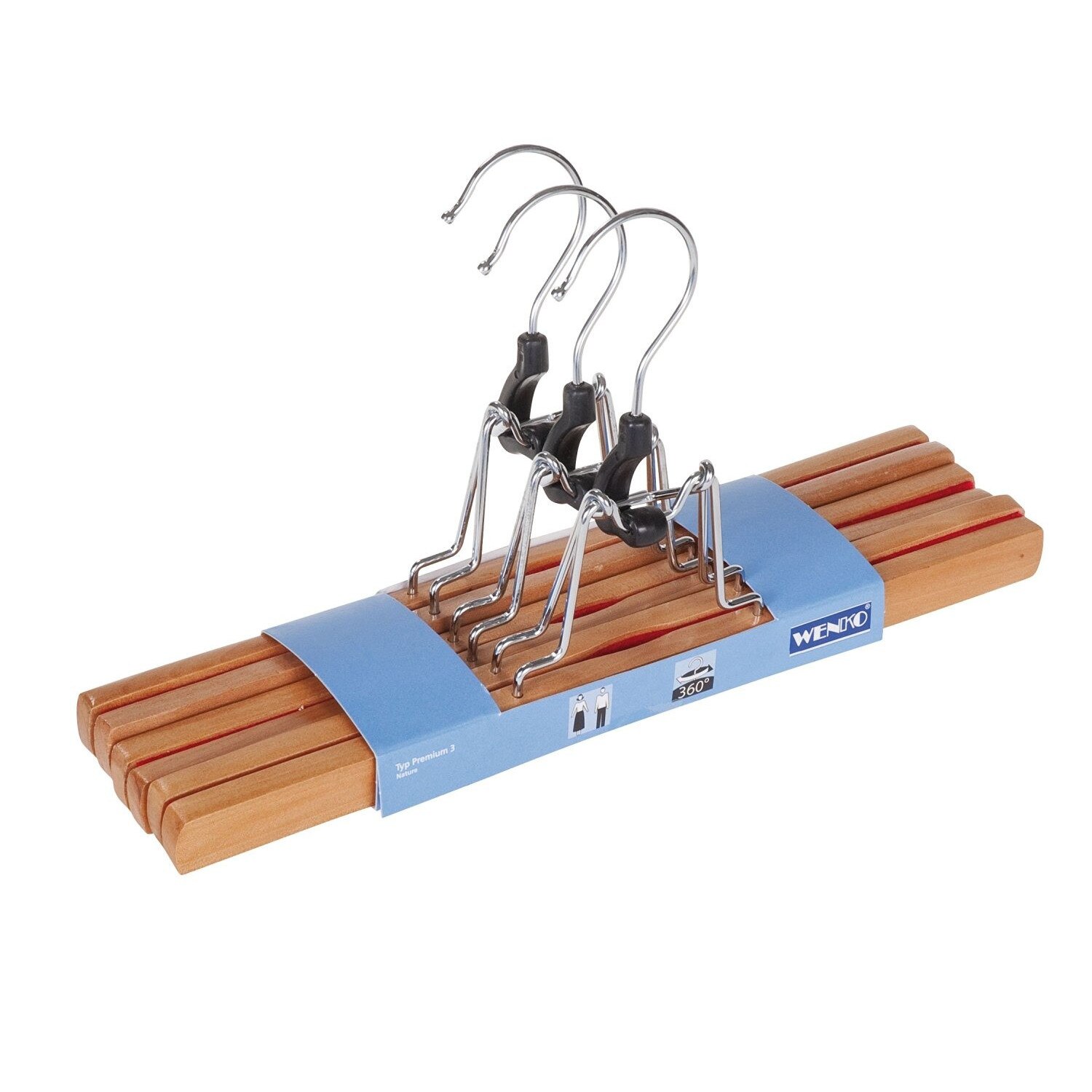 Set 3 umerase pentru pantaloni Wenko