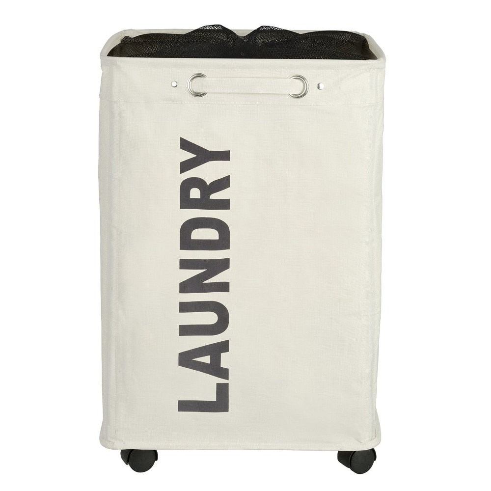 Cos de rufe Wenko Quadro, 4 roti, 79 L, Alb