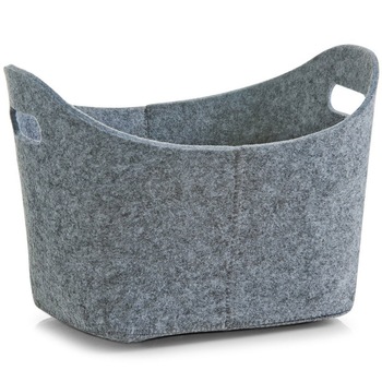 Cos de depozitare patrat, 12 l, ZELLER, Gri Cos de depozitare patrat, 12 l, ZELLER, Gri