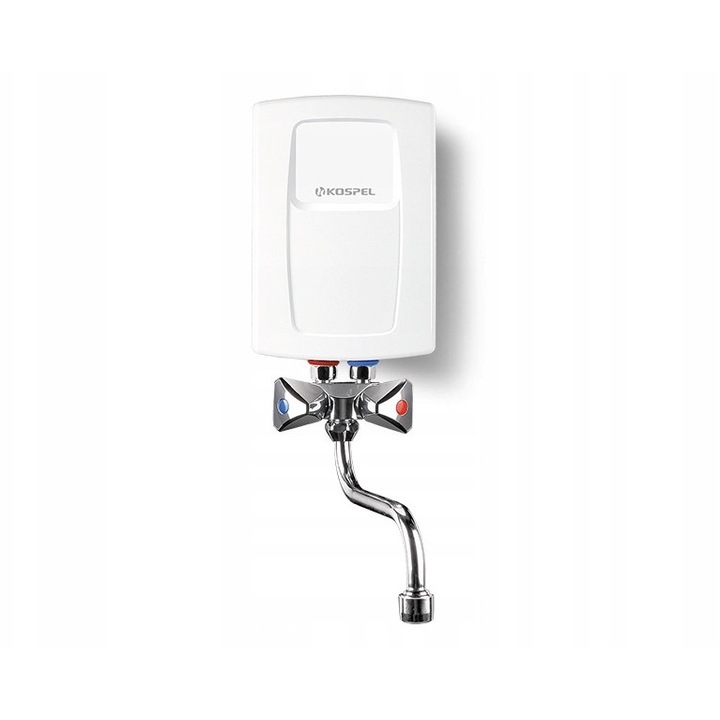 Kospel EPS2-3,5kW azonnali vízmelegítő, fém, fehér, 13,5x6,9x19,5cm
