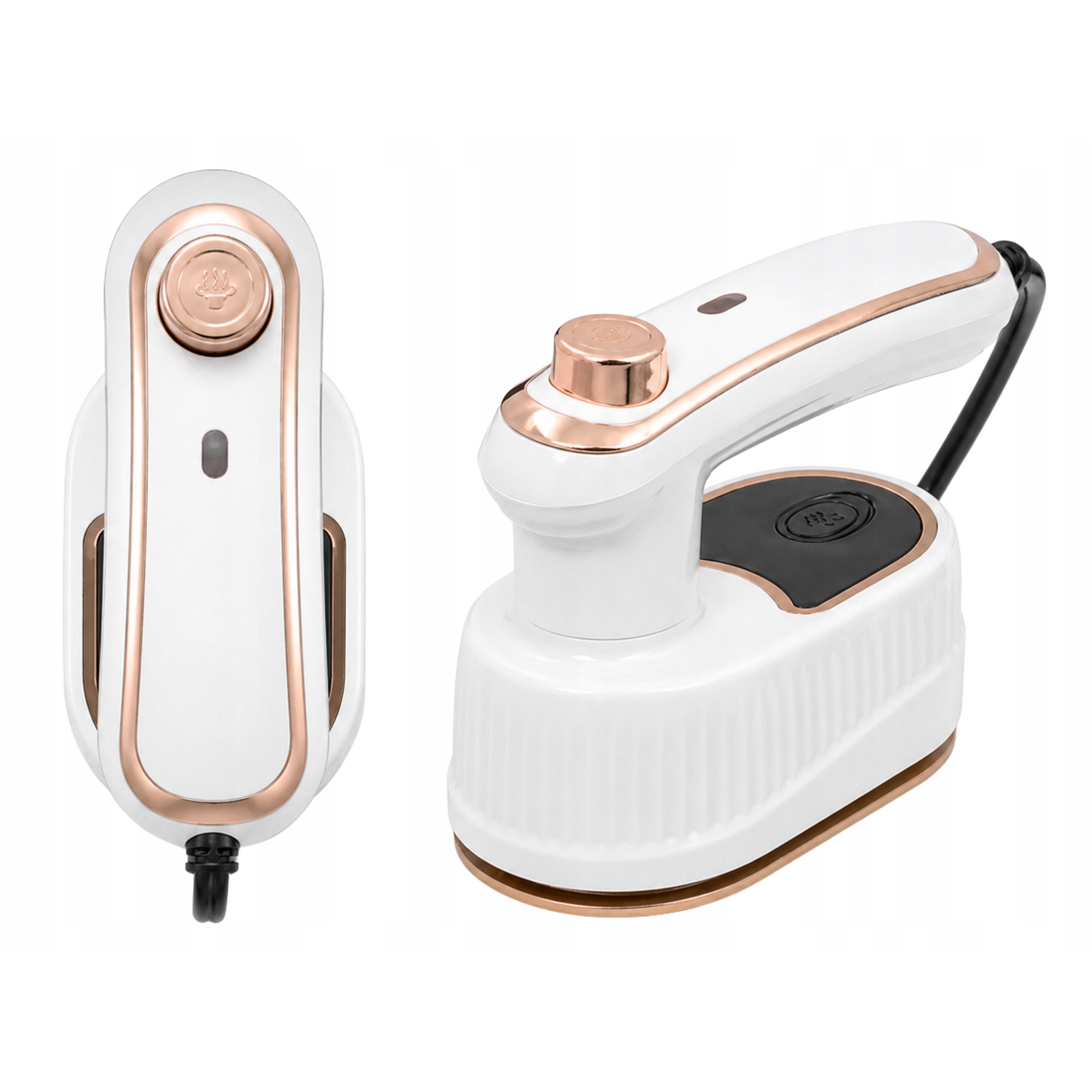 Fier de calcat turistic Xiaocai 2in1 compact alb 20x8x7cm