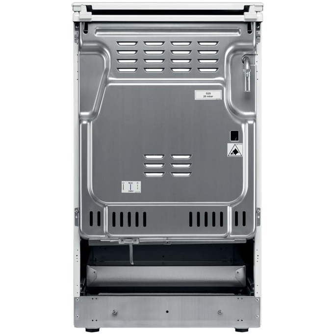 Aragaz Electrolux LKK564223X, Mixt, 4 arzatoare gaz, SteamBake-gatire cu abur; Aprindere integrata; Cuptor electric multif. 11 functii; Autocuratare catalitica; Timer, Iluminare cuptor; Grill; 50x60 cm, Siguranta plita; Clasa A; Capac metalic; Inox