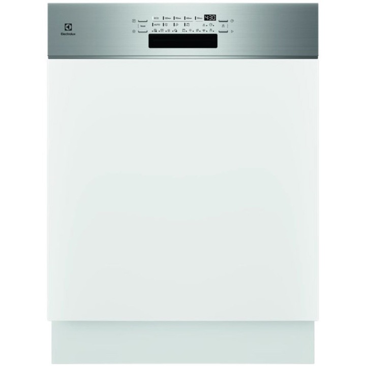 Masina de spalat vase partial incorporabila Electrolux E72IA200SX, Seria 700, 14 seturi, 9 programe, 4 temperaturi, Conectivitate WI-FI; Maxi Flex; AirDry; Iluminare interioara; Afisaj digital, Clasa A, Motor inverter, 60 cm, Inox