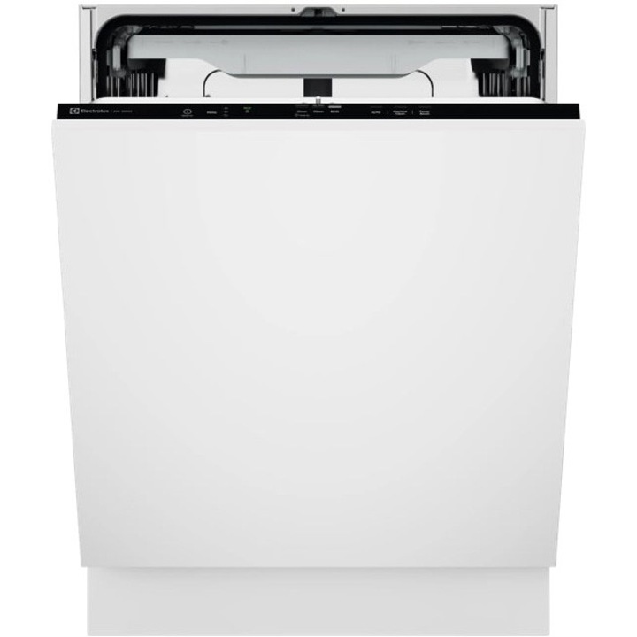 Masina de spalat vase incorporabila Electrolux E52LD200S, 14 seturi, 6 programe, 3 temperaturi, Maxi Flex; AirDry; QuickSelect; Usa Slide; Display LED, Clasa D, Motor inverter, 60 cm