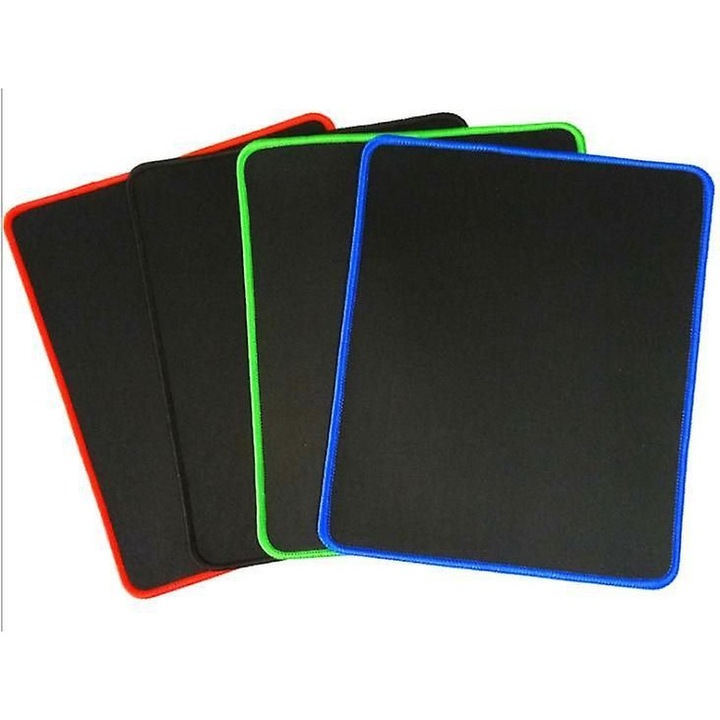 Set 4 Mousepad Gaming, textura cauciuc natural, rezistent apa, 26x21x0.3cm, multicolor