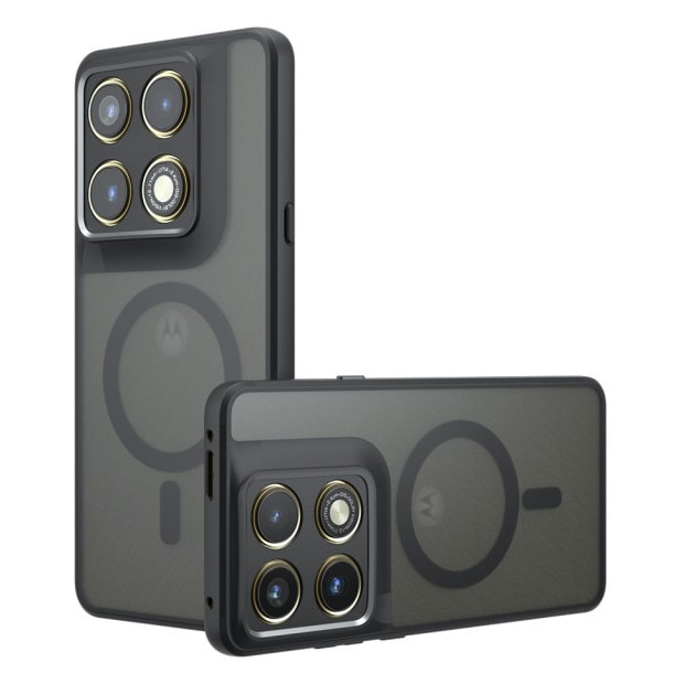 Husa Upzz® Pure Compatibila Cu Motorola Edge 70 Pro, Functie Magsafe, Protectie Camere, Rezistenta, Negru