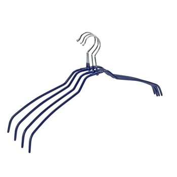 Set de 4 umerase, Wenko, 41 x 22 x 2.5 cm, Albastru Set de 4 umerase, Wenko, 41 x 22 x 2.5 cm, Albastru