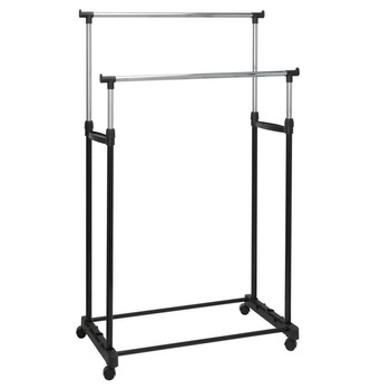 Suport metalic pentru haine, deplasare pe roti, Zeller, 170 x 86 x 42 cm Suport metalic pentru haine, deplasare pe roti, Zeller, 170 x 86 x 42 cm