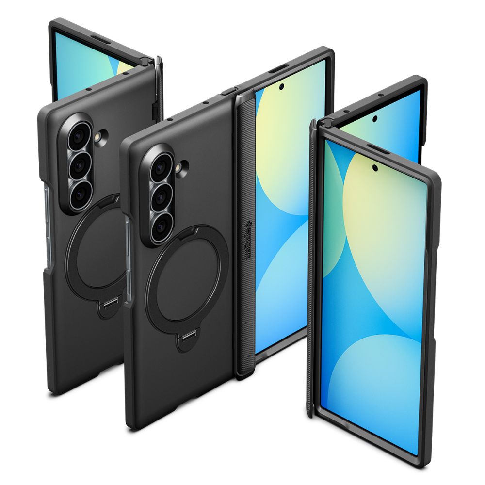 Carcasa Spigen Slim Armor Pro S cu MagSafe compatibila cu Samsung Galaxy Z Fold 8 Ultra, Negru