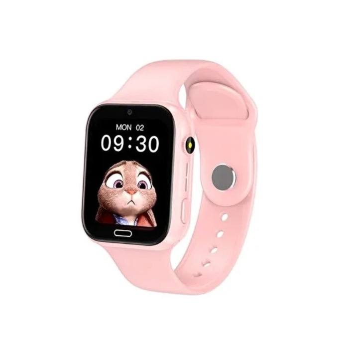 Smartwatch Maxcom pentru copii FW59 Kiddo 4G, GPS, Buton SOS, Pink