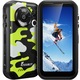 Fossibot F116 Pro mobiltelefon, 4 hüvelykes, 5G, 12GB RAM, 256GB, zöld, Dual SIM, IP68/IP69K