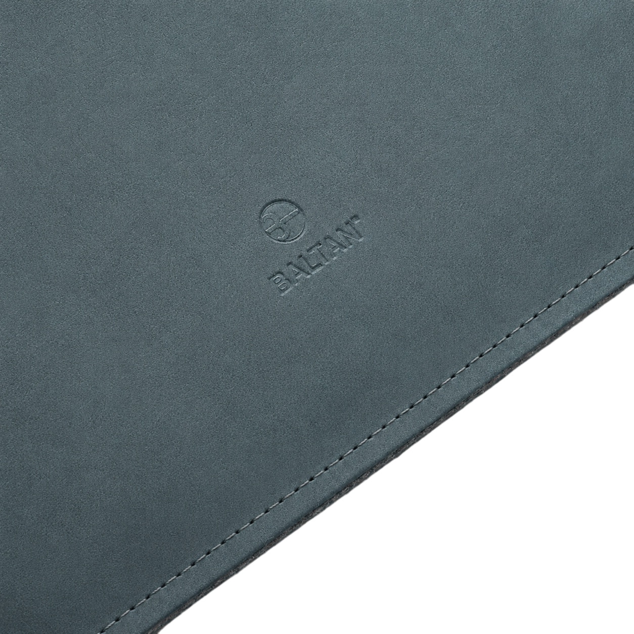 Husa pentru MacBook AIr 15 M2 M3 M4 M5 Baltan Sleeve 15 inch din piele naturala premium rezistenta la apa, gri