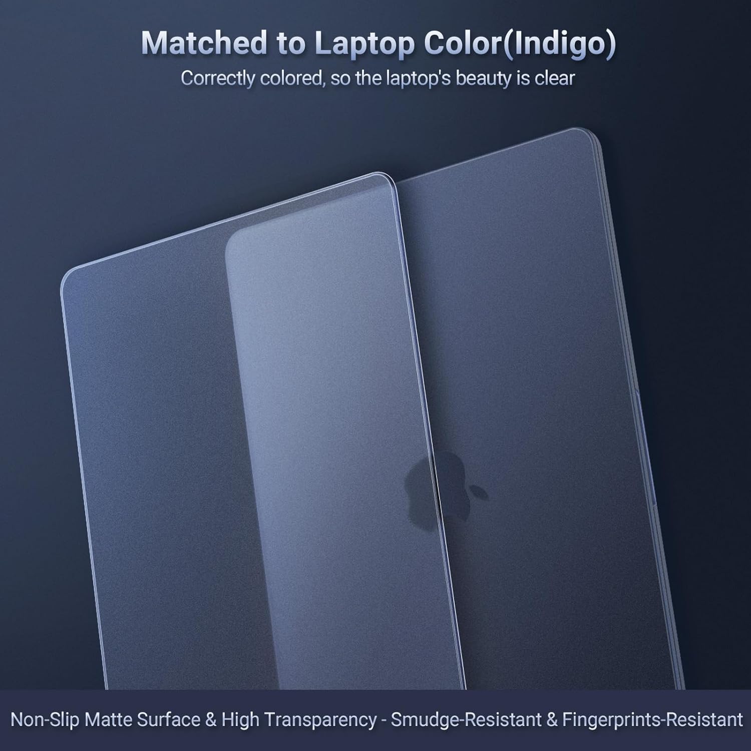 Husa de protectie pentru Macbook Neo 13 inch A3404, Ultra-subtire, Indigo Albastru
