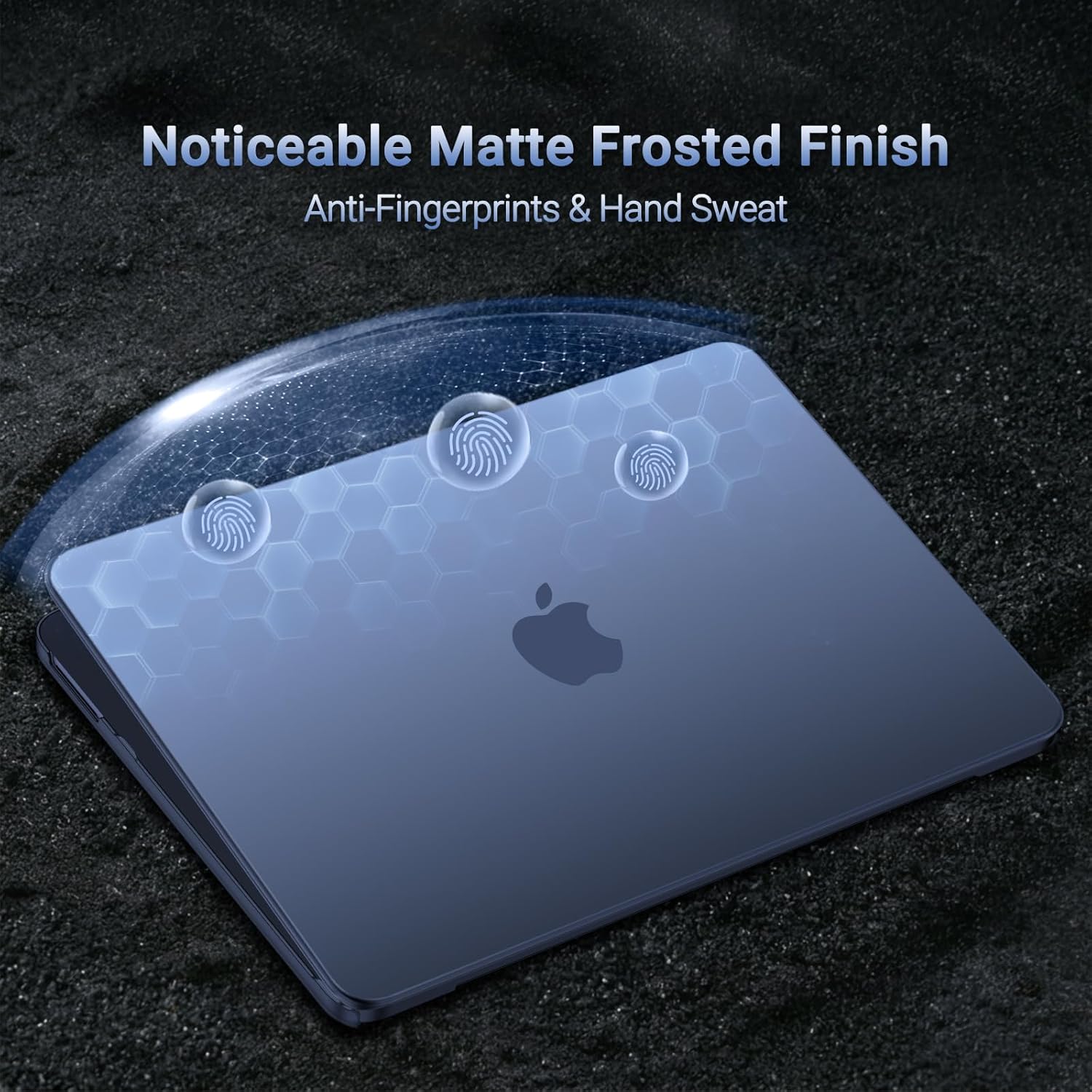 Husa de protectie pentru Macbook Neo 13 inch A3404, Ultra-subtire, Indigo Albastru