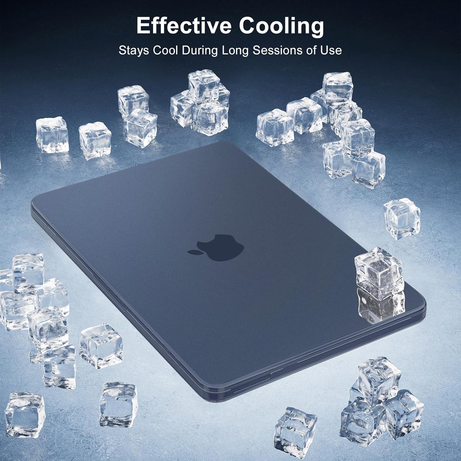 Husa de protectie pentru Macbook Neo 13 inch A3404, Ultra-subtire, Indigo Albastru