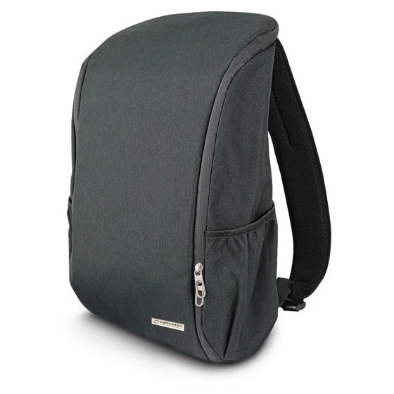 Rucsac laptop TRAPANI, compatibil pana la 15.6 inch, compartiment captusit, buzunare cu fermoar, poliester 300D, 507 g