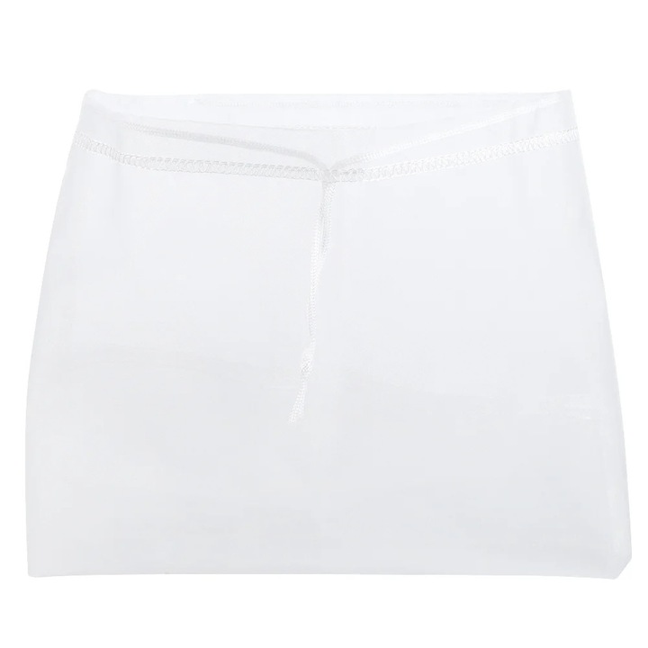 Újrafelhasználható nylon szűrőzsák 80 mikron átlátszó 30x25.5cm