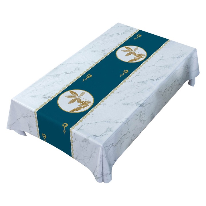 YANYXR asztalterítő, PVC, víz- és olajálló, téglalap alakú, 140x160cm