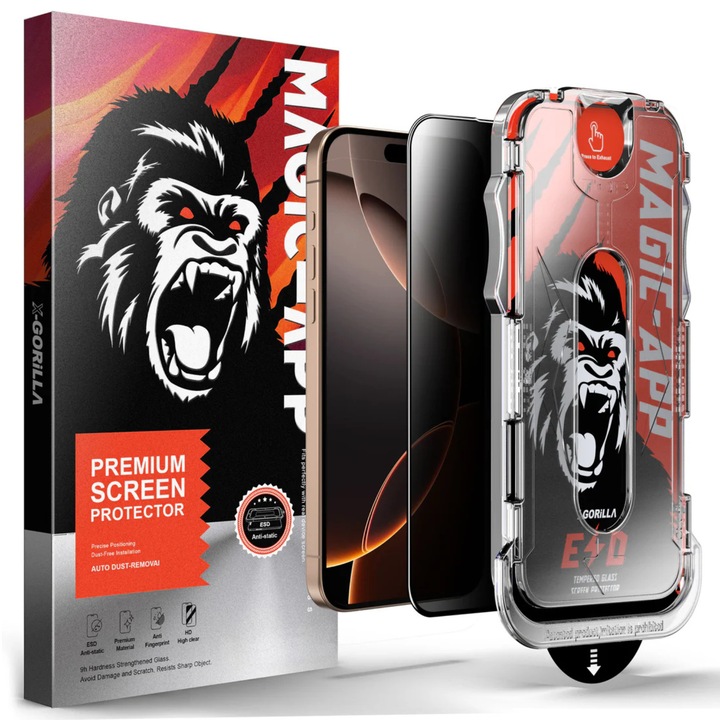 Kit Fólia Adatvédelem, X- Gorilla Glass Magic-App iPhone 11/ XR-hez