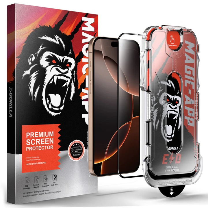 Kit Fólia HD, X- Gorilla Glass Magic-App iPhone 17 Pro Max-hoz
